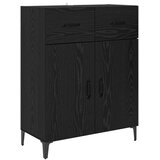  Highboard Crni hrast 69,5 x 34 x 180 cm Konstruirano drvo | shoptok.hr