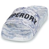 Superdry Natikači Camo Print Pool Slide Siva | Shoptok.si