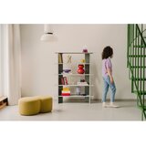 noo.ma Svijetlo siva metalna biblioteka 120x156x37 cm Hes – | shoptok.hr