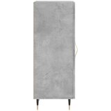  Komoda siva boja betona 34,5x34x90 cm od konstruiranog drva | shoptok.hr