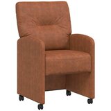  Blagovačke stolice s kotačima 2 pcs Smeđa 57 x 67 x 95 cm | shoptok.hr