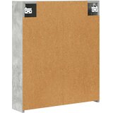  Kupaonski ormar s ogledalom Betonski sivi 60 x 14,5 x 70 cm | shoptok.hr