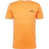 Ea7 Emporio Armani Tehnička sportska majica narančasta / crvena / crna