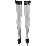 Cottelli - Mrežaste čarape - s čipkastim rubom - M/L | shoptok.hr