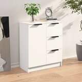  Komoda bijela 60x30x70 cm od konstruiranog drva | shoptok.hr