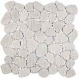  Kamenčići Bijela 30 x 30 cm Rijeka kamenčić | shoptok.hr