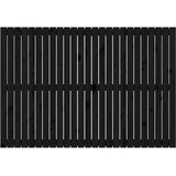 Zidno uzglavlje crni 159,5x3x110 cm od masivne borovine | Eponuda.com