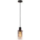 Rabalux viseća lampa Fumea, Dimljeno staklo, 1xE27, Crna | ePonuda.com