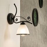  Zidna lampa RETRO 1xE27/60W/230V crna/bela | Eponuda.com