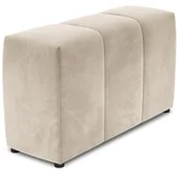 Bež žametno naslonjalo za modularni kavč Rome Velvet - Cosmopolitan Design