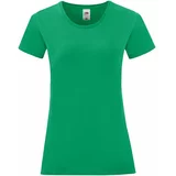 Fruit Of The Loom Iconic Women's Green Women's T-shirt