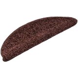  Preproge za stopnice 15 kosov 56x17x3 cm rjave, (20668960) | Shoptok.si