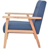  3-dijelni set sofa od tkanine plavi | shoptok.hr