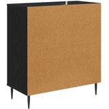  Kreveta MAINZ Crni hrast 69 x 33 x 76 cm Konstruirano drvo | shoptok.hr