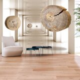  Samoljepljiva foto tapeta - Flying Discs of Wood 98x70 Cijene