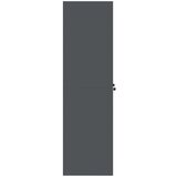 Ormarić Omarica za shranjevanje 2 pcs Antracit 80 x 40 x 140 cm Jeklo, (5000152655) | Shoptok.si