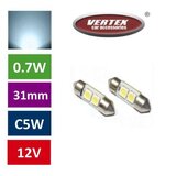 Amio avto led žarnica (sijalka) C5W 2 smd 31mm 2 kosa Cene
