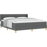  Krevet s opruga kutije Tamno siva 200 x 180 cm tkanina | shoptok.hr