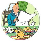 Moulinsart magnet - tintin, newspaper with snowy Cene