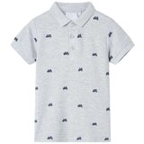  Dječja polo majica siva prošarana 140 | shoptok.hr