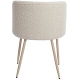 Light & Living Kremno bel oblazinjen jedilni stol Elyna – | Shoptok.si