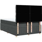  Krevet s oprugama i madracem tamnosivi 140x190 cm od tkanine | shoptok.hr