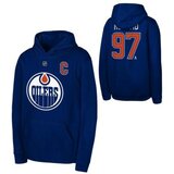 Outerstuff pulover Edmonton Oilers Connor McDavid, Flat Captains N&N FLC Hood, otroški, L | Shoptok.si