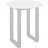 vidaXL Nepremična površina Bela 80 x 80 x 1.5 cm Konstruiran les | Shoptok.si