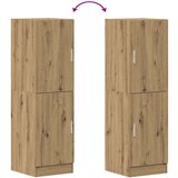 vidaXL Kuhinjska omarica artisan hrast 38x41,5x131,5 cm inž. les | Shoptok.si