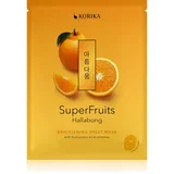SuperFruits Hallabong - Brightening Sheet Mask revitalizacijska maska iz platna 25 g