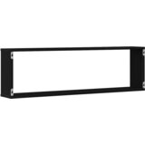  Zidne kockaste police 4 kom crni hrast 100x15x30 cm | shoptok.hr