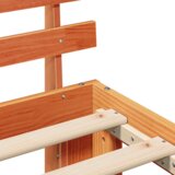  Konstrukcija postelje Rjava 80 x 200 cm Trden borov les, (5000023026) | Shoptok.si