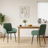  Trpezarijske stolice 2 pcs Baršun Morska zelena 57 x 50 x 85 cm | Eponuda.com