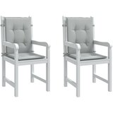  Jastuci za stolice 2 kom svjetlosivi 100x50x4 cm tkanina | shoptok.hr