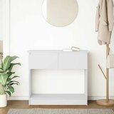  Konzolni stol s ladicama bijeli 85,5x38,5x74,5 cm | shoptok.hr