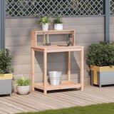  Stol za sadnju s policama 82,5x50x109,5 cm od masivne duglazije | shoptok.hr