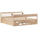  Okvir kreveta bez madraca 200 x 200 cm od masivne borovine | shoptok.hr