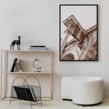  Slika - Temple of Hadrian (1 Part) Vertical 40x60 U crnom drvenom okviru | shoptok.hr