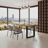 Bessagi Home Jedilna Miza Archie, Les Akacije, 180x90 | Shoptok.si