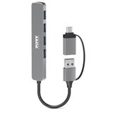 Port Designs USB-C / USB-A vers 4 ports USB-A 3.0 5Gbps Slim HUB Cene
