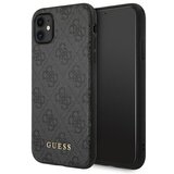 Guess TRDI OVITEK ZA IPHONE 11 6.1 XR 4G KOVINSKO ZLAT LOGO Z LOGO GREY, (5000014756) | Shoptok.si