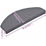  Prostirke za stepenice 30 kom 65x24x4 cm svijetlo sive i plave poluokrugle velike | Shoptok.si