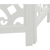 vidaXL Sobna pregrada s 6 panela bijela od masivnog drva paulovnije | shoptok.hr