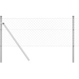  Stup za ogradu Srebrno 25 x 0,4 m (40 x 40 mm mreža) Čelik | shoptok.hr