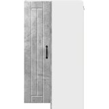  Zidni kutni ormar Lucca Betonska siva 57 x 57 x 100 cm | shoptok.hr