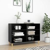  Komoda crna 103,5 x 35 x 70 cm od konstruiranog drva | shoptok.hr