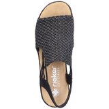 Rieker Sandali grafit / črna | Shoptok.si
