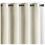 Restilo Kremno bela žametna zavesa za delno zatemnitev 140x270 cm Eyelets – | Shoptok.si