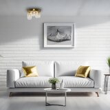  LED plafonska svetiljka VASO LED/12W/230V Ø 42 cm zlatna/dimna | Eponuda.com