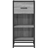  Komoda boja hrasta sonome 35,5x35x76 cm konstruirano drvo metal | shoptok.hr